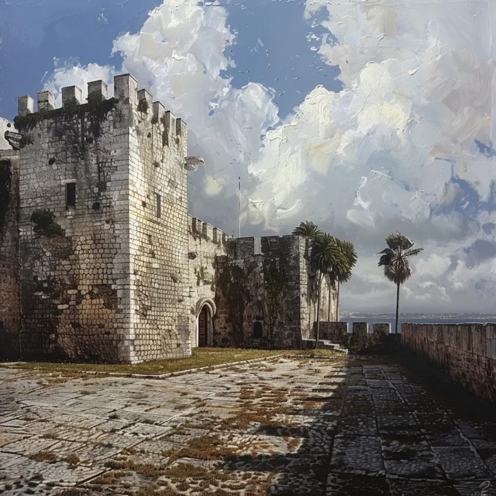 Castelo histórico de Lisboa